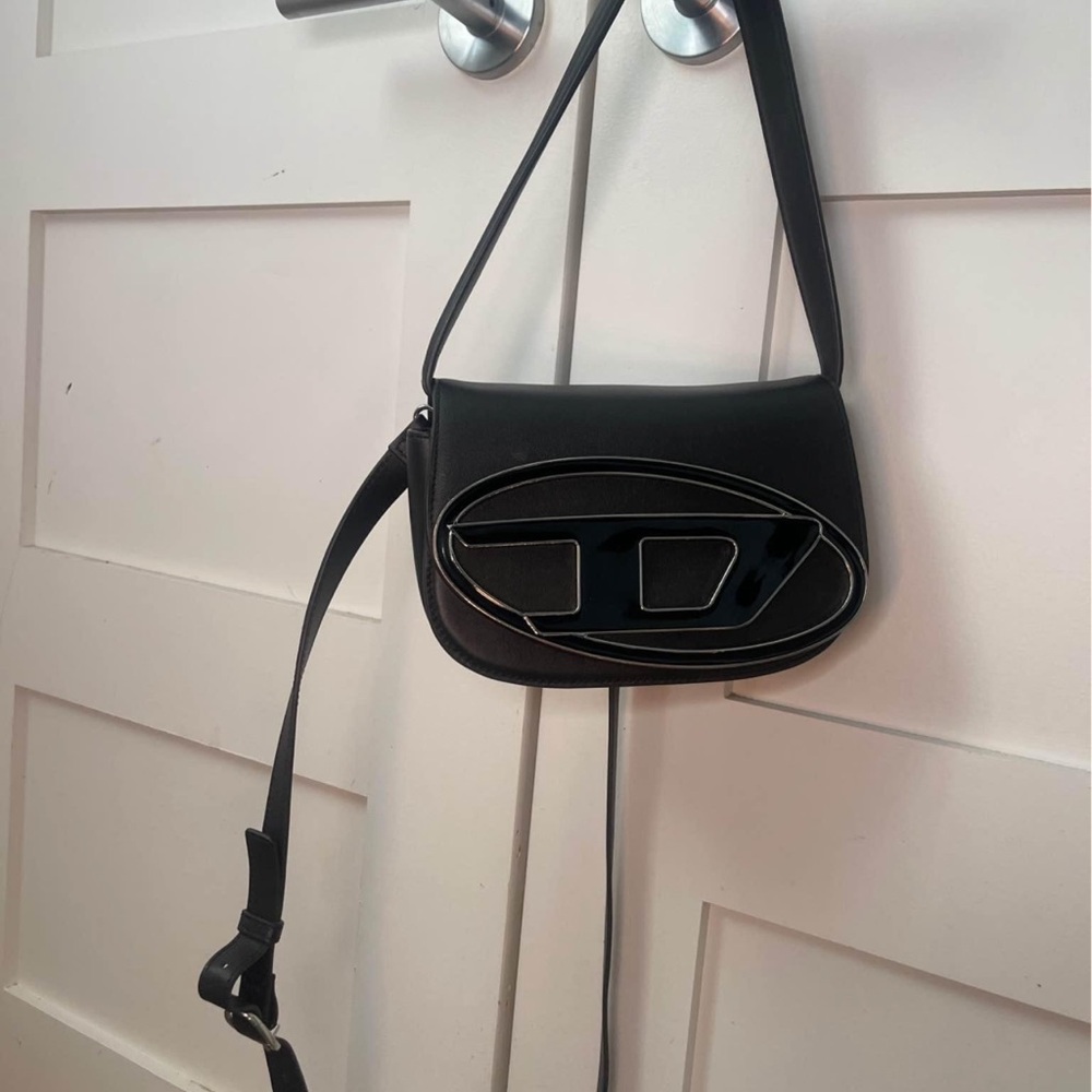 Diesel 1DR Black Shoulder Bag